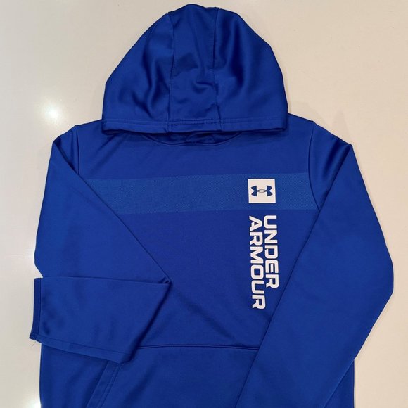 Under Armour - Boys Hoodie - Blue Size Large (worn twice) - Picture 2 of 2
